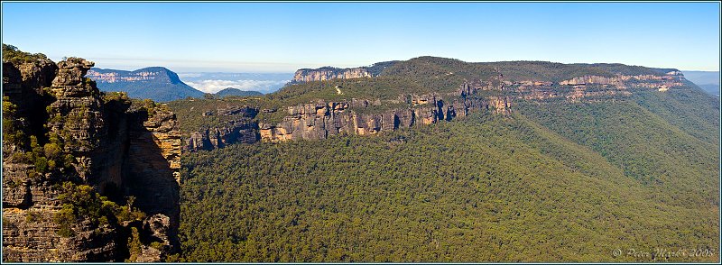 Blue_Mtns_6.jpg - Cliffs and rainforest, view from Katoomba. Blue Mountains,  New South Wales, Australia. Panorama  10793 x 3921 pixels.