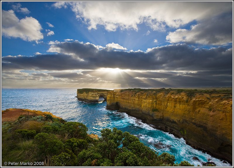 WV8X9468-Edit.jpg - Loch Ard Gorge at sunset. The Great Ocean Road, Victoria, Australia.