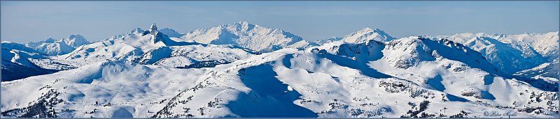 Whistler_pano_3.jpg - View of Black Tusk and Whistler Mountain skiing area from Backcomb Mountain, Whistler, British Columbia, Canada (panorama 14942x 3185 pixels)