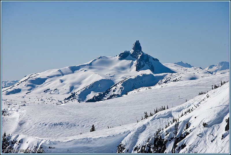 WV8X4110.jpg - View of Black Tusk Peak from Whistler Mtn, Canada.