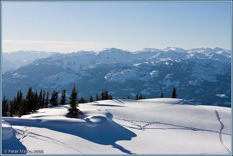 WV8X4127.jpg - Afternoon light on Whistler Mtn, "Peak to Creek" run, Canada