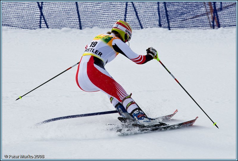 FIS-56.jpg - World Cup Slalom, Whistler Creek, Canada, 2nd place 'super-combined': Marlies Shild