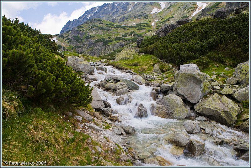 WV8X0911.jpg - Stream, Waterfall Skok, Strbske Pleso, High Tatras, Slovakia, Europe