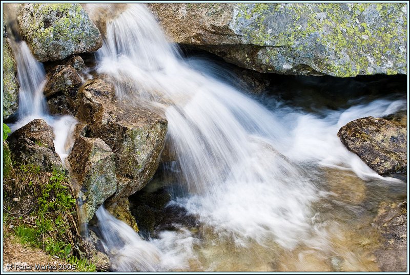 WV8X0975.jpg - Stream, Waterfall Skok, Strbske Pleso, High Tatras, Slovakia, Europe