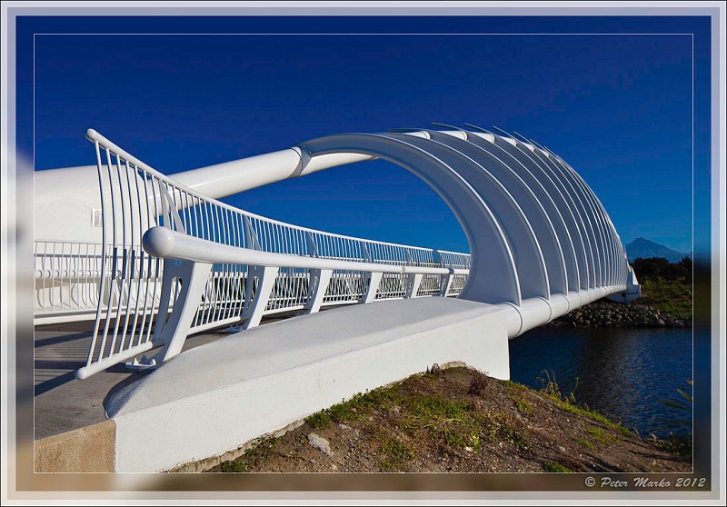 IMG_9632_frame.jpg - Te Rewa Rewa Bridge over Waiwhakaio River. New Plymouth, New Zealand.