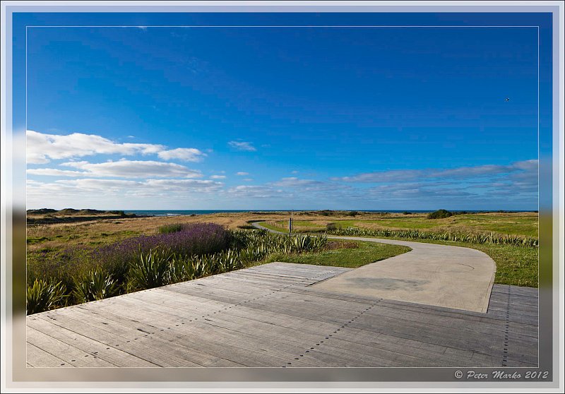 IMG_9653_frame.jpg - Landscape around Te Rewa Rewa Bridge. New Plymouth, New Zealand.