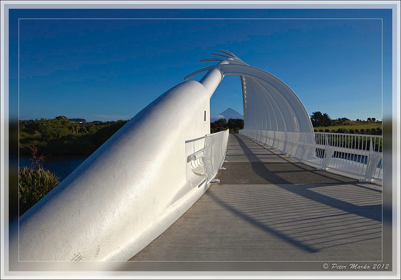 IMG_9665-Edit_frame.jpg - Te Rewa Rewa Bridge over Waiwhakaio River. New Plymouth, New Zealand.