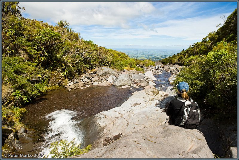 WV8X6897.jpg - Wilkie Pools - downstream view towards Hawera. Egmont National Park, Taranaki, New Zealand