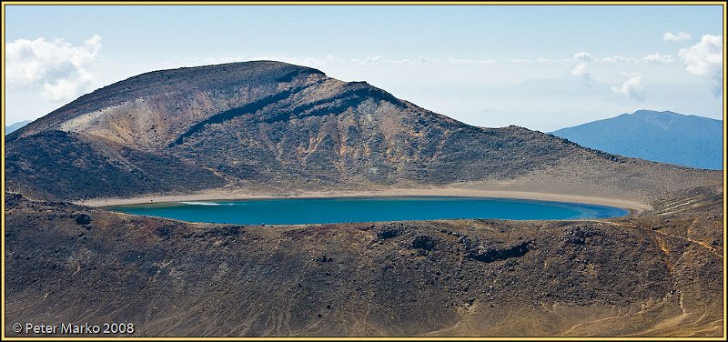 WV8X4901.jpg - Blue Lake, view from Red Crater. Tongariro National Park, New Zealand