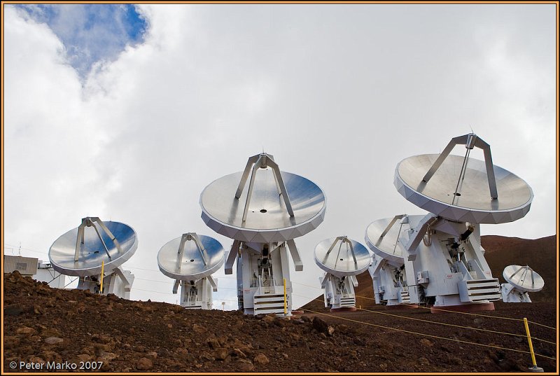 WV8X2440.jpg - Antennas for a millimeter range observatory, Mauna Kea, Big Island, Hawaii