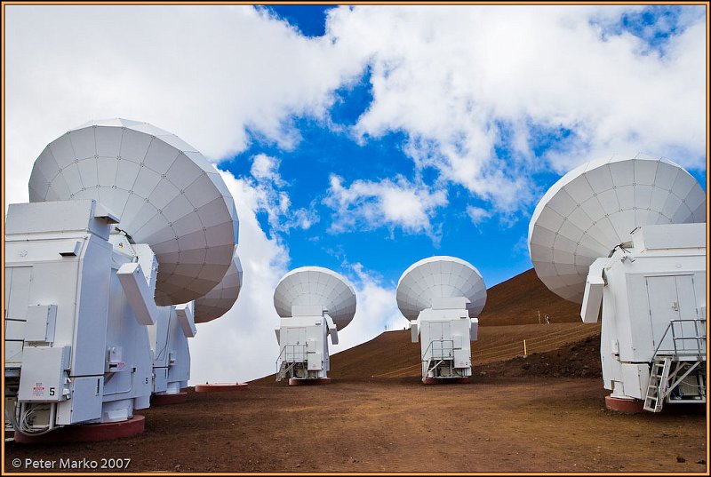 WV8X2501.jpg - Antennas for a millimeter and submillimiter range observatory, Mauna Kea, Big Island, Hawaii