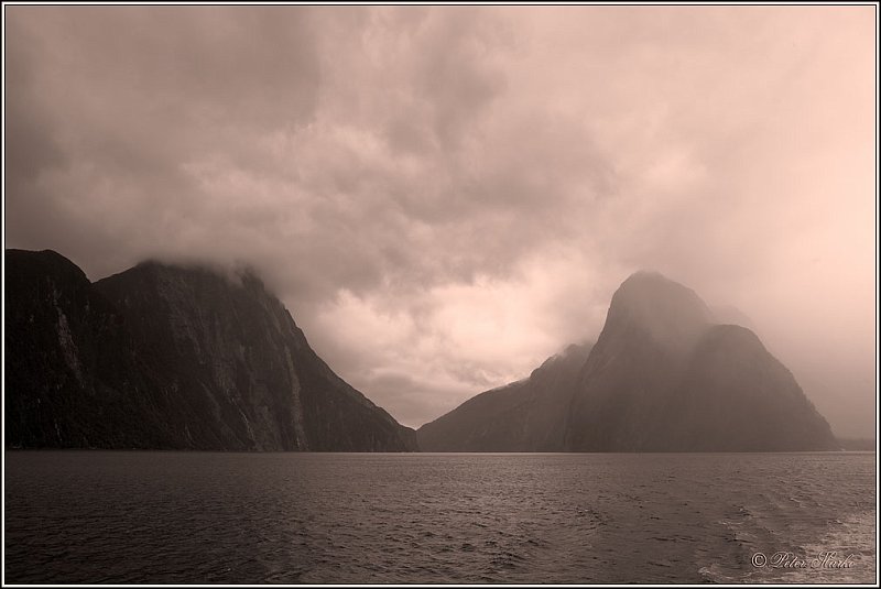 WV8X3336.jpg - Mitre Peak in rain, Milford Sound, Fiordland National Park, New Zealand