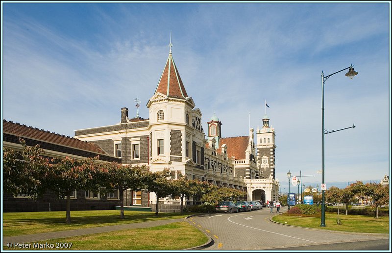 WV8X0794-Edit.jpg - Historical railway station, Dunedin, New Zealand