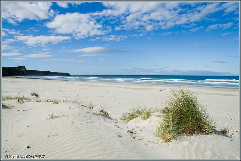 WV8X0333.jpg - Sand dunes on Victory Beach, Okia Reserve, Otago Peninsula, New Zealand