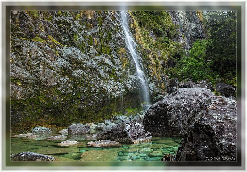 IMG_2775.jpg - Earland Falls, Routeburn Track, Fiordland National Park, New Zealand.