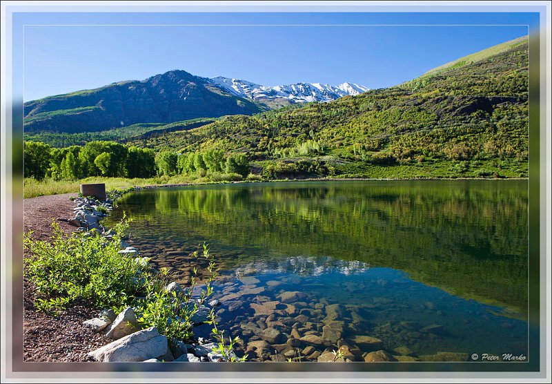 IMG_4461.jpg - Beaver Lake in Marble, Colorado, USA in late spring.